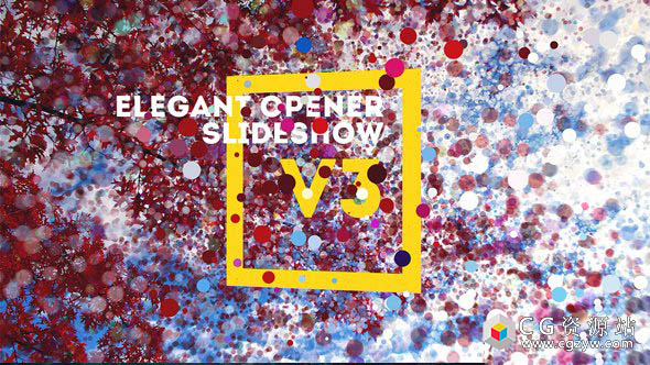 AE模板-粒子汇聚图片公司企业纪录片文字宣传片动画