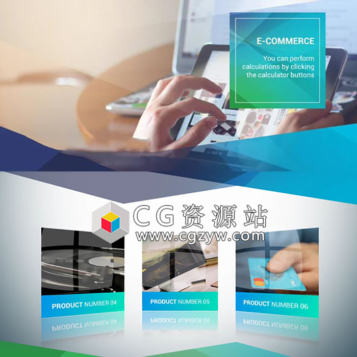 AE模板-清新优雅企业公司商务项目产品时间表信息介绍栏目包装