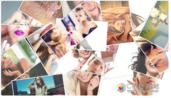 FCPX转场插件-TransPic 多张图片叠加动态切换转场