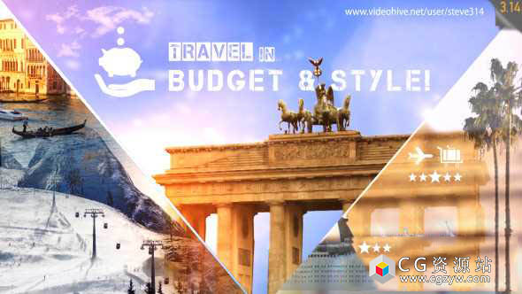 AE模板-公司电视广告展示纪录片图片视频介绍宣传 Travel Agency TV Commercial 免费下载