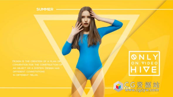 AE模板-娱乐事件宣传时尚人物模特商品展示开场 Fashion Promo效果 免费下载