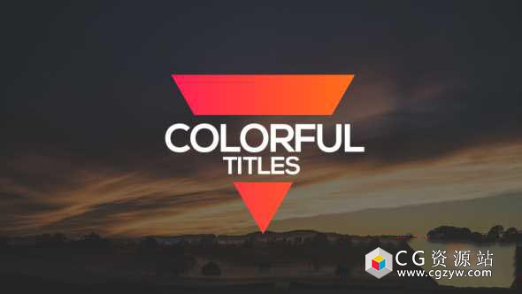 AE模板-20组彩色时尚演讲宣传文字标题动画 Colorful Titles