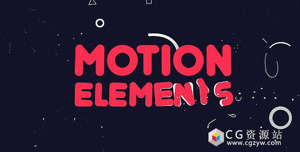 AE模板-二维卡通动漫MG动画小元素+渲染好的带通道视频素材-图片1