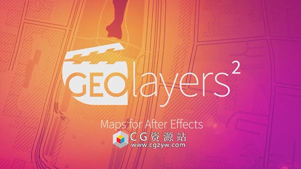 AE脚本-真实三维地形地图导航路径绘制脚本+使用教程AEscripts GEOlayers 2 V1.0.2 免费下载