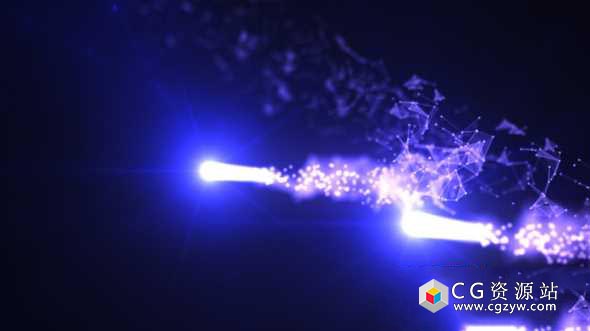 AEC4D制作Plexus拖尾粒子效果动画教程 Plexus Particle Trail Animation Tutorial