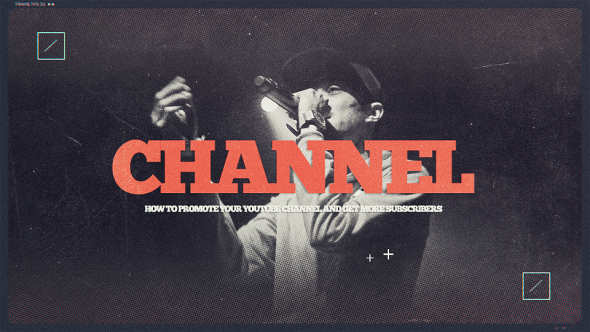 AE模板-复古电视节目预告片栏目包装 Old school TV 免费下载