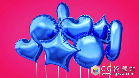 C4D布料和顶点贴图制作气球建模材质教程Creating Mylar Balloons using Cloth and Vertex Maps Tutorial