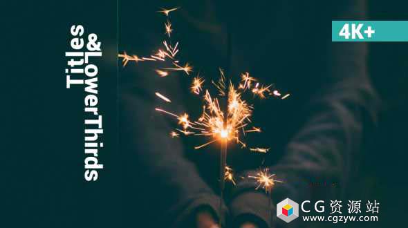 AE模板-商务文字标题字幕条排版动画 Imagine Titles & Lower Thirds