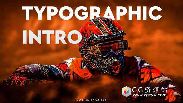 AE模板-自定义排版文字标题快速片头动画 Just A Typo – Typography Intro