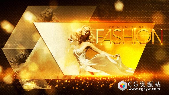 AE模板-时尚时装模特奢华图片包装片头 Fashion 免费下载