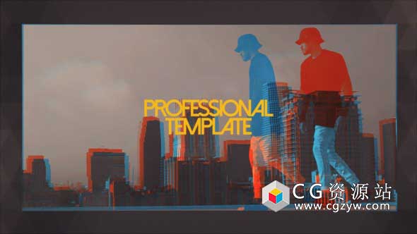 AE模板-优雅商业企业照片文字视频滑动包装片头 Backstage Promo