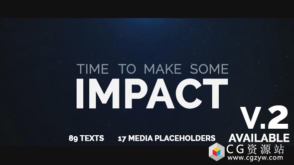 AE模板-大气文字电影标题简介快速展示片头开场 Cinematic Typo Intro