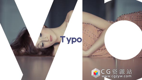 AE模板-快速文字宣传标题图片切换开场 Dynamic Typo Opener免费下载