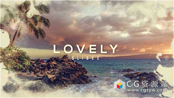 AE模板-可爱的视差幻灯片宣传片图片开场展示 Lovely Parallax Slideshow Opener