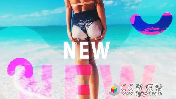 AE模板-现代宣传片时尚文字标题图片遮罩片头开场 Modern Opener