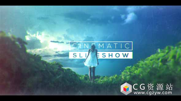 AE模板-干净幻灯片三维视差图片开场 Clean Slideshow