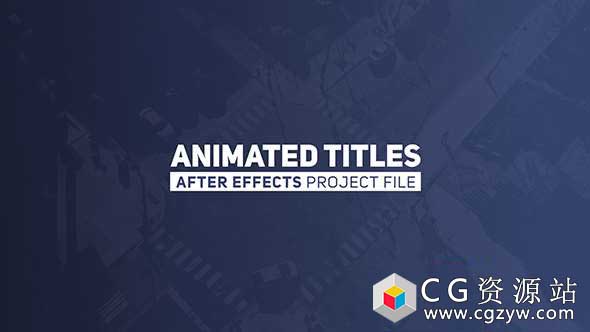 AE模板-20个商业企业文字标题动画 Animated Titles 2 免费下载