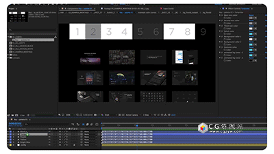 AE模板-时尚商务多用途应用程序APP介绍展示iPad平板动画-图片2