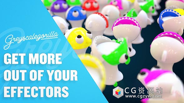 C4D运动图形Mograph效果器教程Get More Out of Your Cinema 4D Mograph Effectors 免费下载