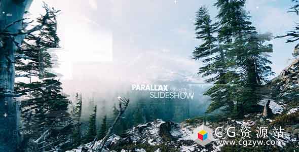 AE模板-旅游企业公司宣传景点名胜视差图文幻灯片parallax-slideshow