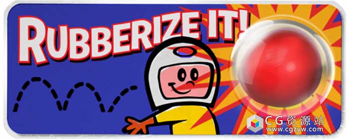 AE脚本-弹簧物体弹性预设脚本AEscripts Rubberize It 1.08 免费下载