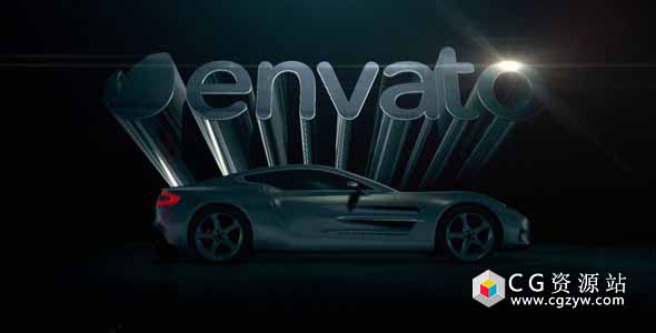 AE模板-汽车显示组合变形Logo展示动画 Car Reveal 免费下载