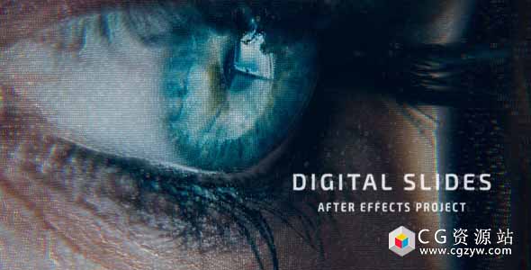 AE模板-数字科技感幻灯片展示片头 Digital Slides 免费下载