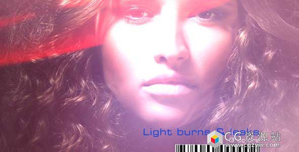 视频素材-20组三色炫光漏光动画素材 Light burns & Leaks in 3 colors