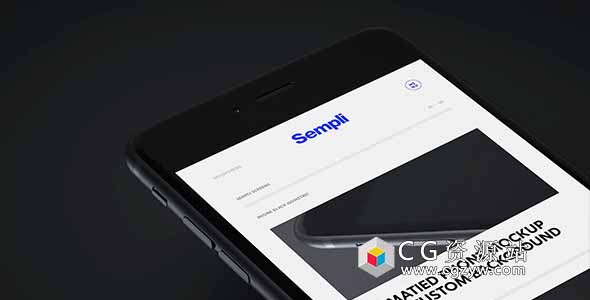 AE模板-手机笔记本APP动画UI界面体验设计宣传 Sempli – Animated Devices Mockup Bundle