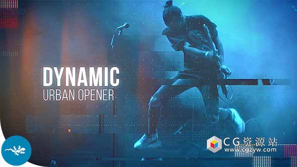 AE模板-动感城市运动视差活力片头视频开场 Dynamic Urban Opener