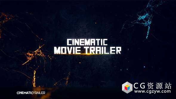 AE模板-电影游戏视频片头宣传片预告片 Movie Trailer 免费下载