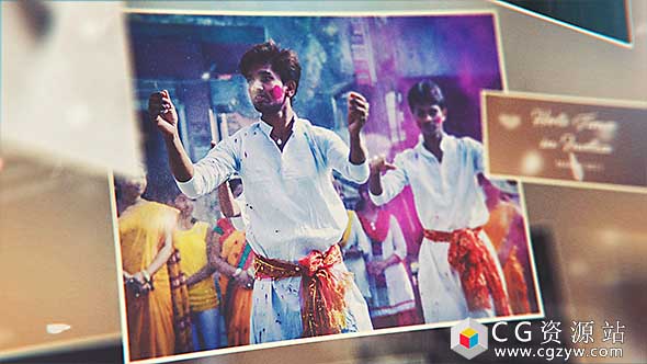 AE模板-复古回忆浪漫情侣相册照片展示 Made of Love – Romantic SlideshowSlideshow