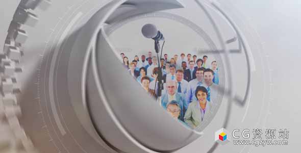 AE模板-球形标志图片Logo展示动画 Spherical Logo