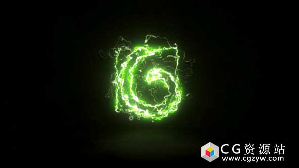 AE模板-大气史诗电流游戏标志Logo动画 Epic Electric Logo Reveal