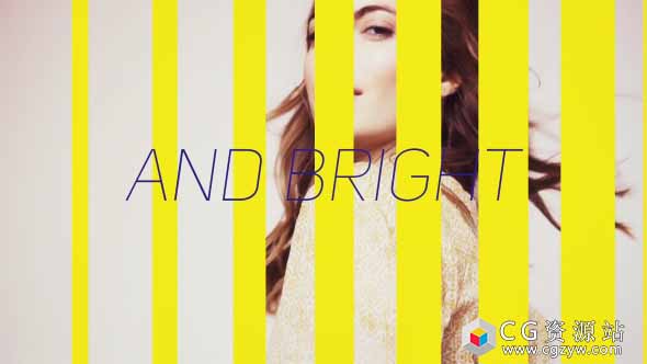 AE模板-时尚动感扁平化风格转场过渡时装产品推广片头Flat And Fun Promo