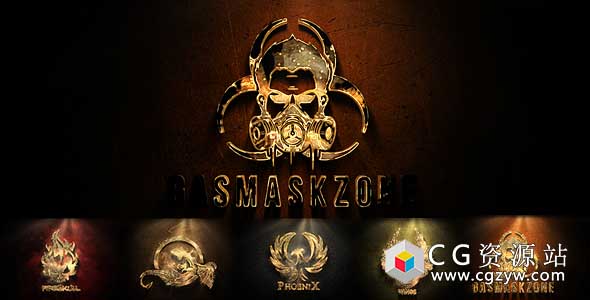 AE模板-电影史诗游戏三维Logo动画展示 Hot Logo Reveal