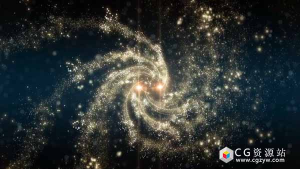 AE模板-4K史诗标志金光闪闪粒子旋转碰撞logo动画Epic Logo Reveal