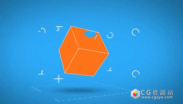 AE模板-扁平化干净动态企业logo动画Flat Logo Reveal