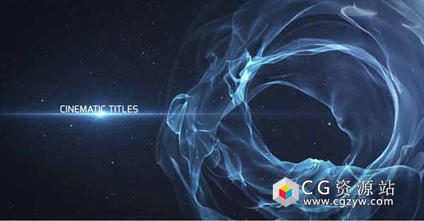 AE模板-抽象动态粒子飞舞LED背景字幕标题开场Space Epic Opener