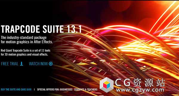 红巨人粒子特效套装插件 Red Giant Trapcode Suite 13.1.1WinMac系统