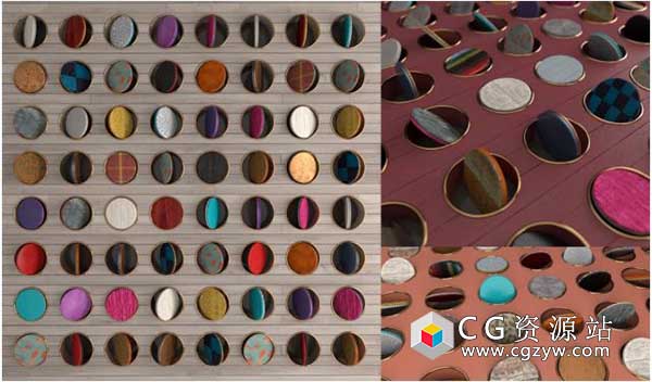 C4D阿诺德渲染器265种材质包预设Gumroad – Arnold Shader Suite C4D v1.0-图片1