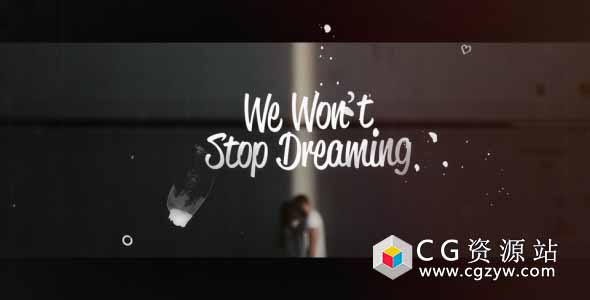 AE模板-创意歌曲唱词字幕标题文字视频片头 Lyrics Template 免费下载