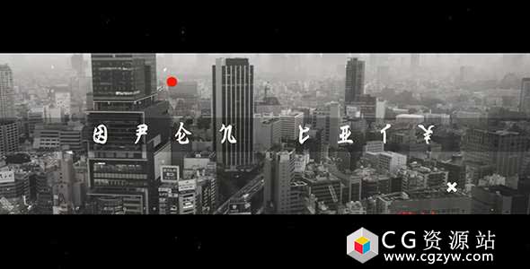 AE模板-旅游城市图片视频开场 Open City Glitch Opener