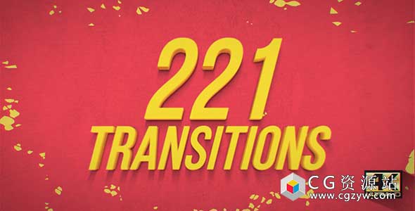 AE模板-4K动画221组扁平化图形转换包big-pack-transitions
