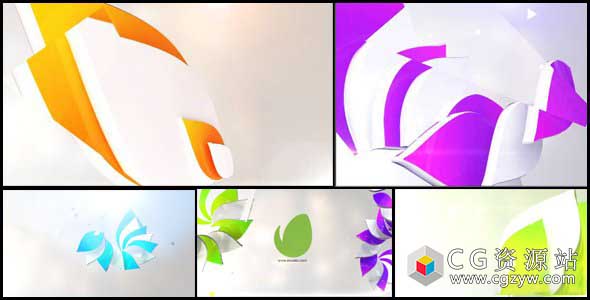 AE模板-时尚三维Logo动画 Logo Intro