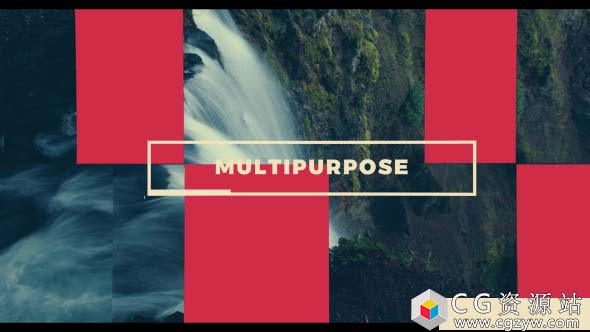 AE模板-优雅幻灯片图片切换开场 Elegant Slideshow