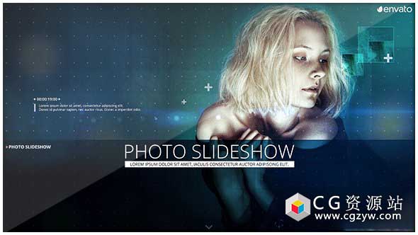 AE模板-照片幻灯片图形组合拼贴图片展示 Photo Slideshow