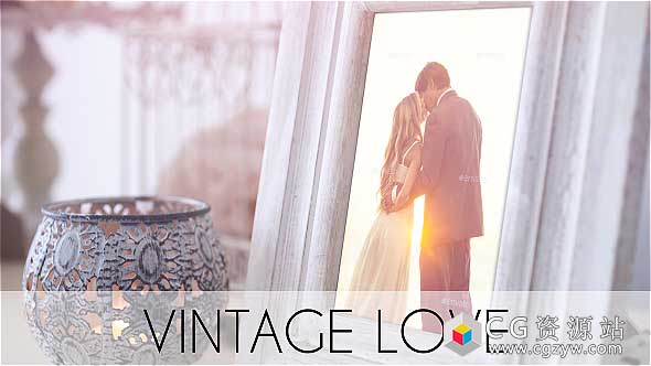 AE模板-4K复古温馨室内婚礼相册图片展示 Vintage Love