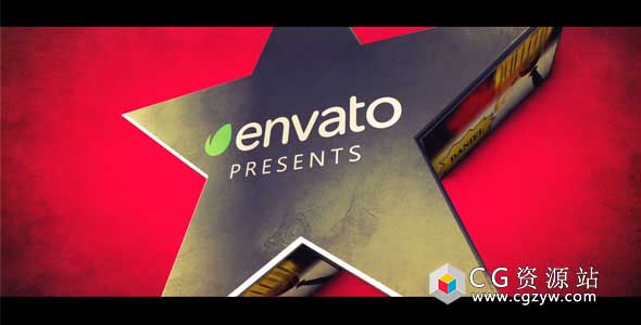 AE模板-漫画标志三维Logo展示片头 Comics Logo