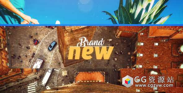 AE模板-夏天旅行介绍快速图片展示开场 Fast Opener